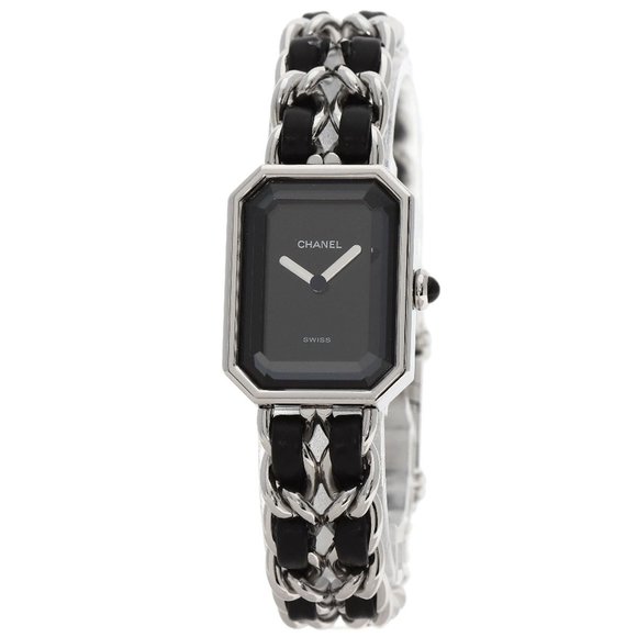 Chanel H0451 Premiere L Watch, Stainless Steel and SSx Leather, Women's - Picture 1 of 11